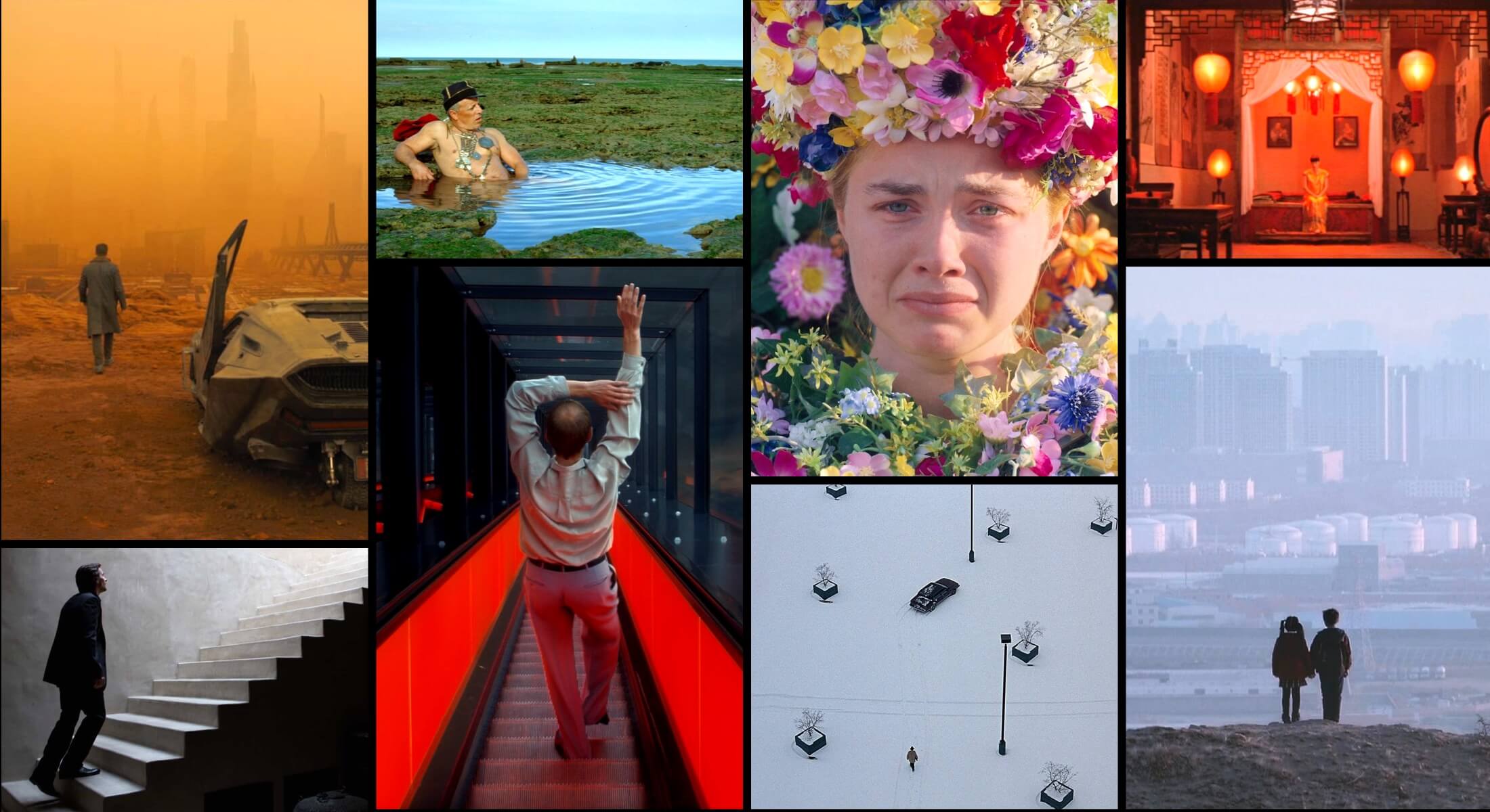 Deep Focus Shot in Film Director Mood Board Various deep focus camera shots from film video and tv