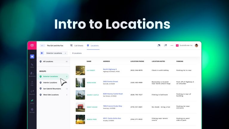 Free Video Course Intro to Locations StudioBinder Tutorials