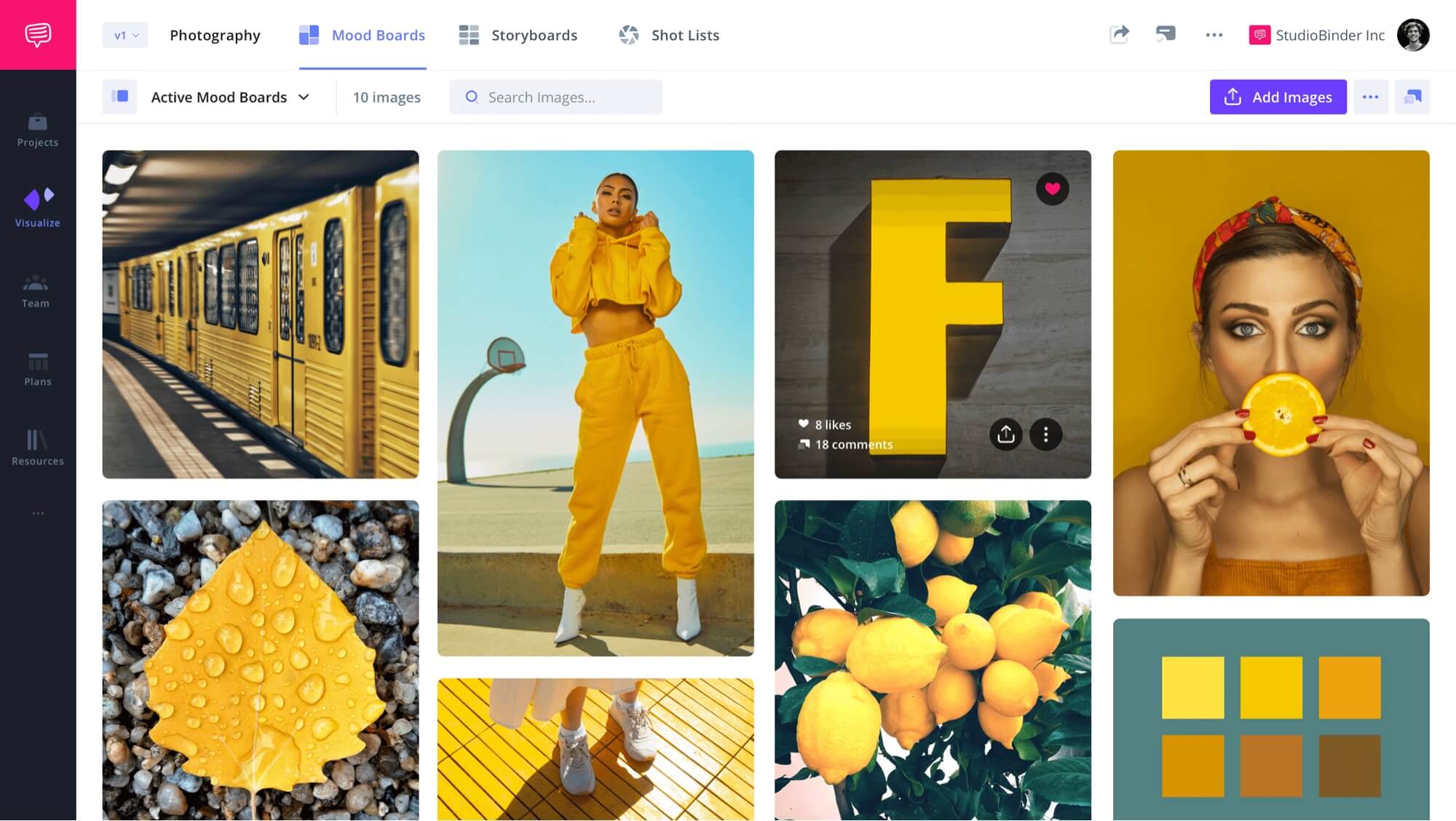 How to Make a Photography Mood Board Photography Mood Board Example