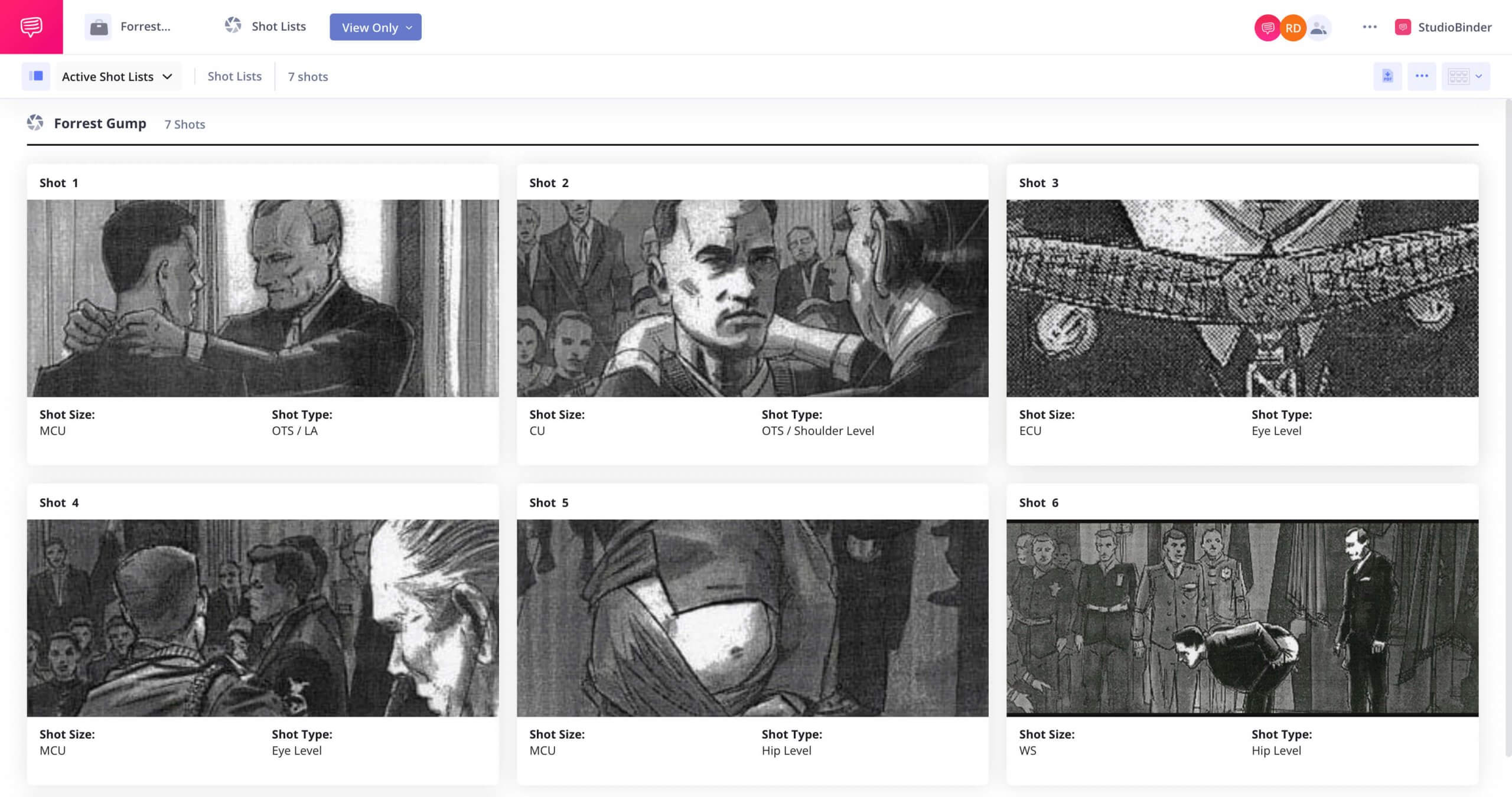 Storyboard Examples Forrest Gump Storyboard StudioBinder Storyboarding Software