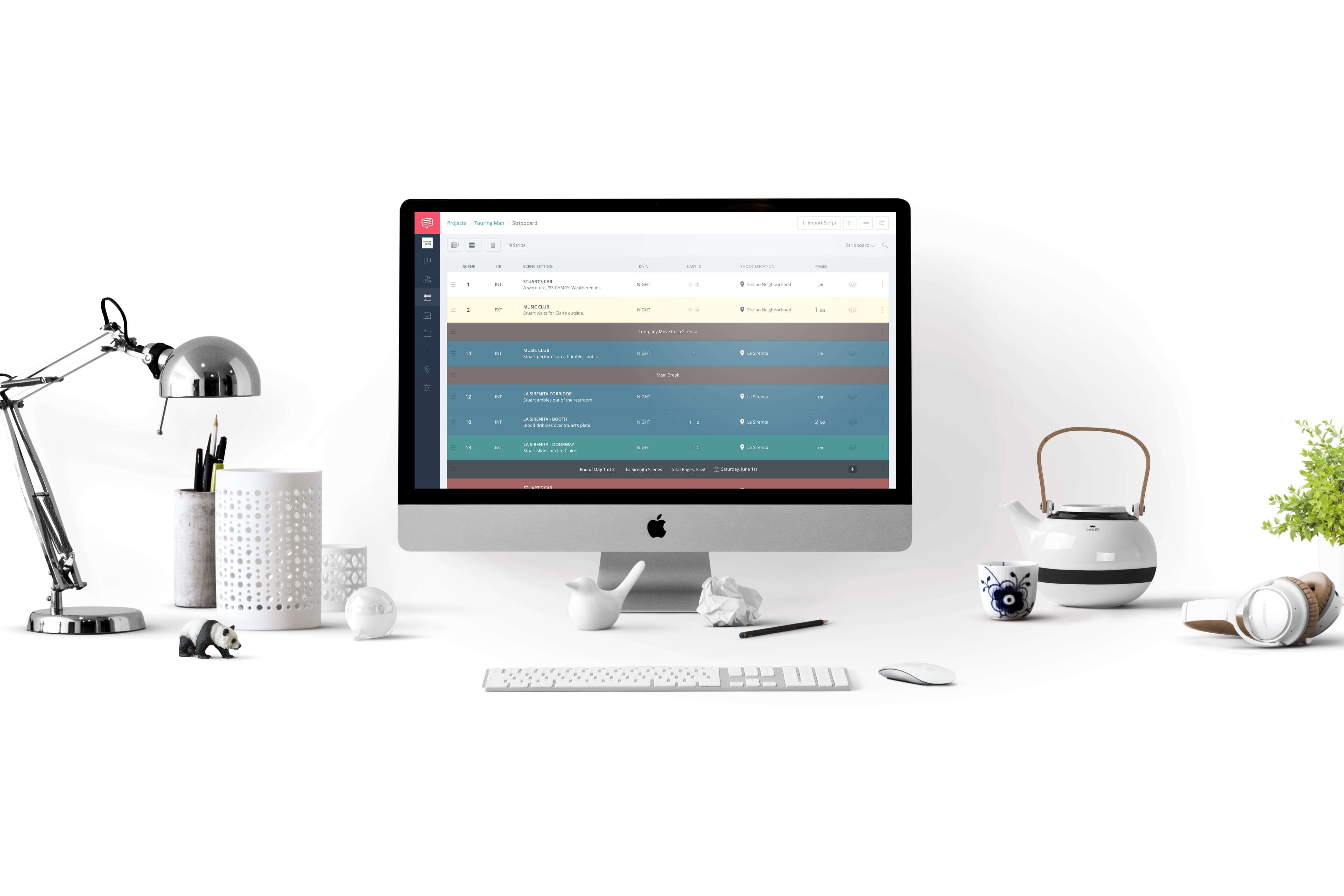 Download Film Production Shooting Schedule Template 1