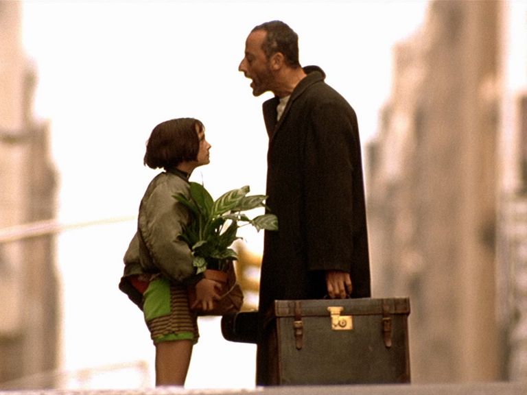 Telephoto Lens Shot Example Featured Telephoto Lens Shot of Jean Reno and Natalie Portman from Leon the Professional
