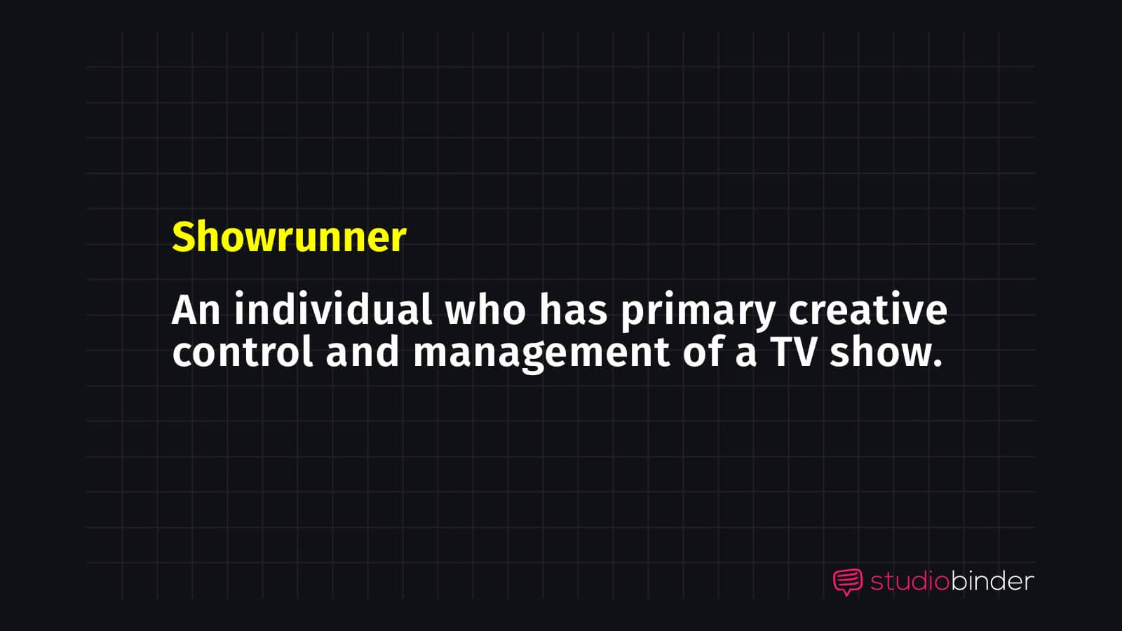 What is a Showrunner Showrunner Definition