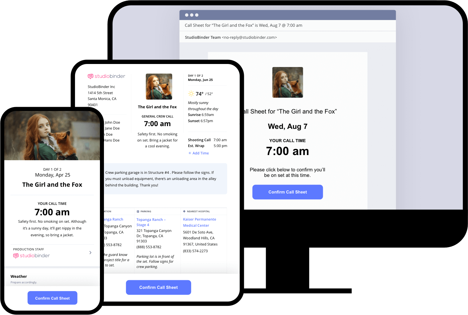 call sheet generator call sheet distribution