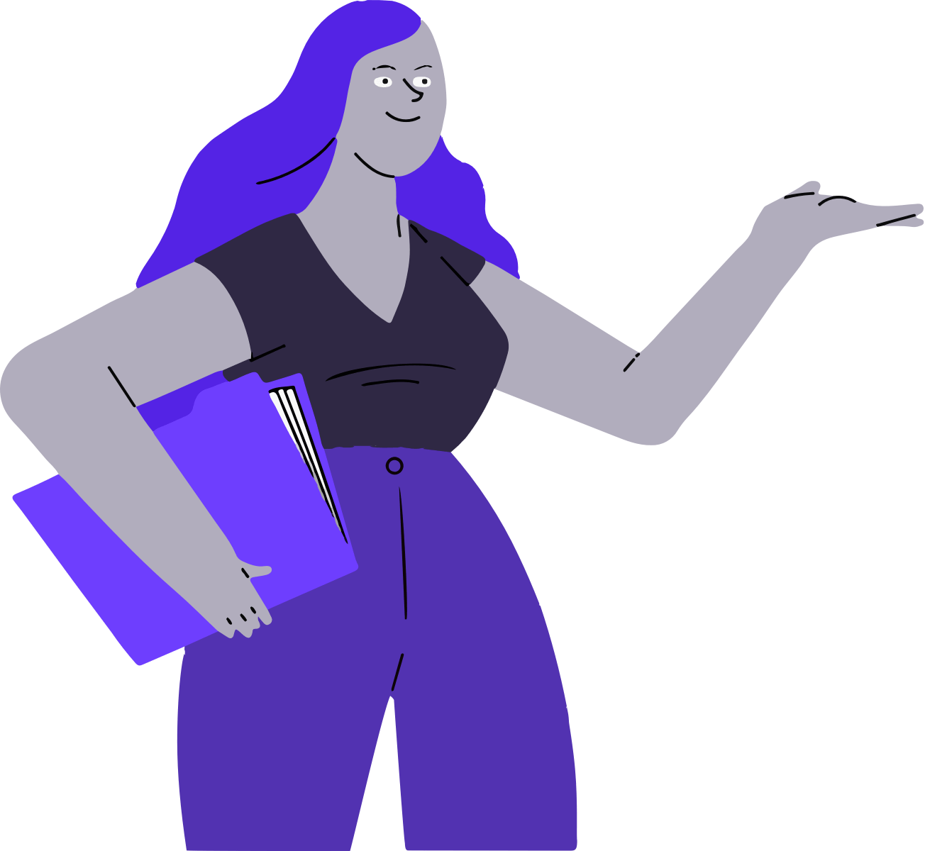 character shot list woman