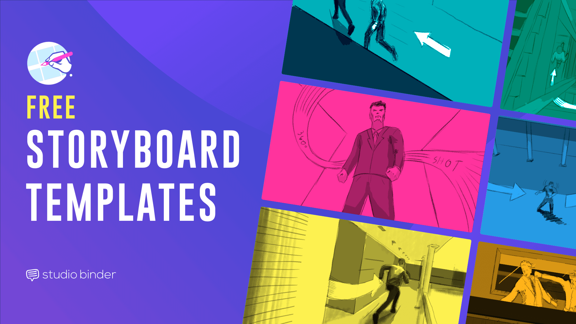 Download Free Storyboard Template - StudioBinder Storyboard Creator