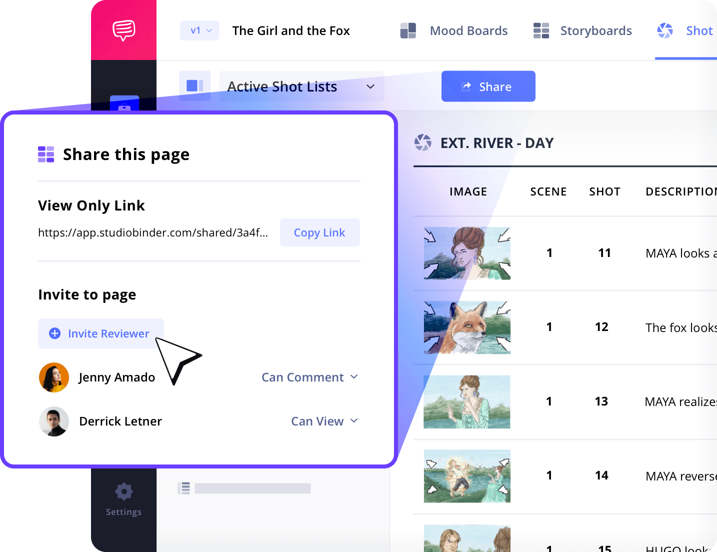 shot list software shot list collaboration