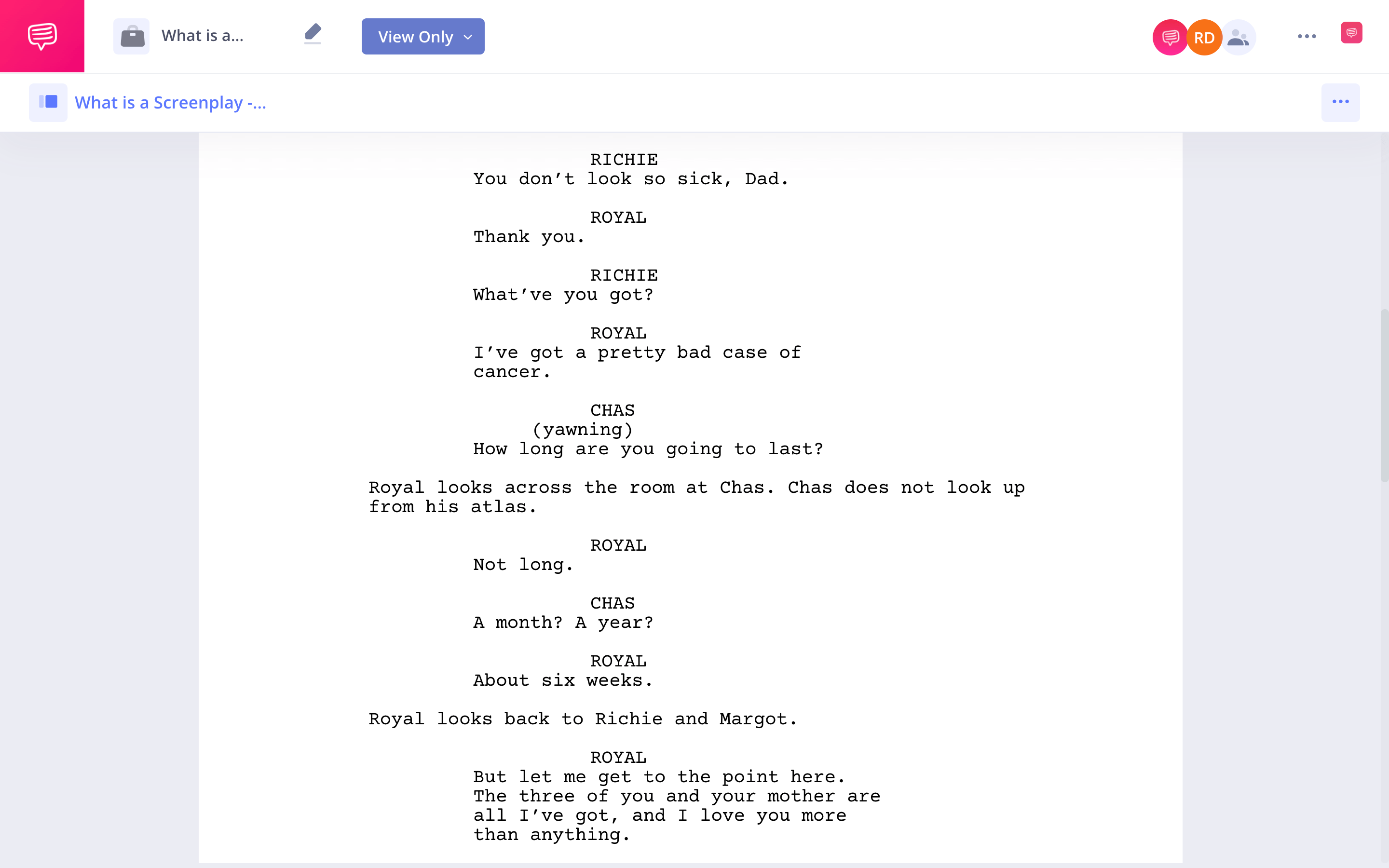 What is a Screenplay The Royal Tenenbaums Example StudioBinder Screenwriting Software